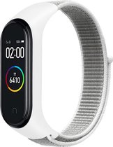 Bandje Voor Xiaomi Mi 3/4/5/6 Nylon Sport Loop Band - Zeeschelp (Wit) - One Size - Horlogebandje, Armband
