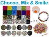 Kralenset | Kralenset sieraden maken | 5000 stuks | Inclusief letters en vormpjes