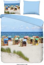 Pure Dekbedovertrek Relax - 200x200/220 - Strand