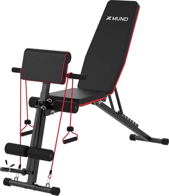 Set MS30_2.0 | Dubbele Verstelbare Trainingsbank Multilevel Halterstatieven  2 Stuks  Met Hulp Marbo Sport