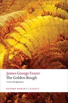 De kaft van 'The Golden Bough' toont felgekleurde varens in bruin-gele tinten, met de titel in rode en blauwe letters.
