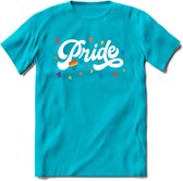 Pride T-Shirt | Grappig LHBTIQ+ / LGBTQ / Gay / Homo / Lesbi Cadeau Shirt | Dames - Heren - Unisex | Tshirt Kleding Kado | - Blauw - M