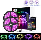 Led strip | Led strip 10 meter | Led light strip | Led lights | Led strips | Ledstrip | Met afstandsbediening en app | Muziek synchronisatie