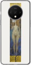 Geschikt voor OnePlus 7T hoesje - Nuda veritas - Gustav Klimt - Siliconen Telefoonhoesje