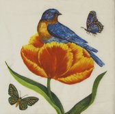 Servetten Tulip Nest 33 x 33 cm