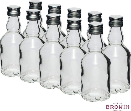 Petite bouteille en verre typique Vin Port 50ml