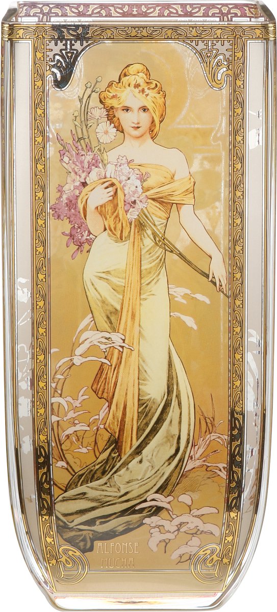 Goebel - Alphonse Mucha | Vaas De vier seizoenen 30 | Artis Orbis - glas - 30cm