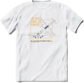 ME-262 Vliegtuig T-Shirt | Unisex leger Kleding | Dames - Heren Straaljager shirt | Army F16 | Grappig bouwpakket Cadeau | - Wit - XXL