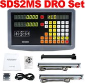 Digitale uitlezing Dro Set - SDS2MS - met 2PCS lineaire encoders - Weegschaalsensoren - 5U 5V TTL - 22*34 - 100mm tot 1000mm