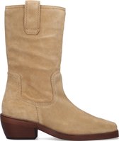 Scotch & Soda Hannah Mid Hoge laarzen - Dames - Camel - Maat 40