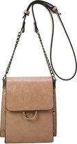 Ines Delaure crossbody tasje creme