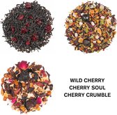 Losse thee - verse thee - cherry thee pakket - 150 gram - Thee - kers - cassis - thee pakket - thee kado - brievenbus cadeau