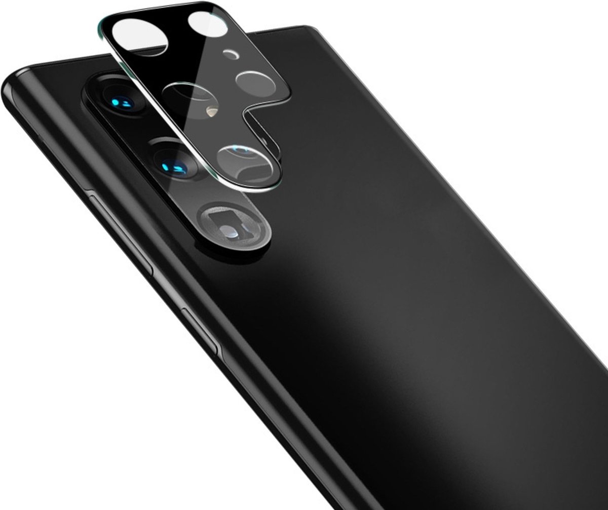 Fonu Cameralens Protector Samsung Galaxy S22 Ultra - Zwart