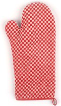 Bunzlau Castle Ovenwant Kleine Ruit - 20x35 cm - Set van 2 - Rood