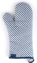 Bunzlau Castle Ovenwant Checkered - 20x35 cm - Set van 2 - Donker blauw