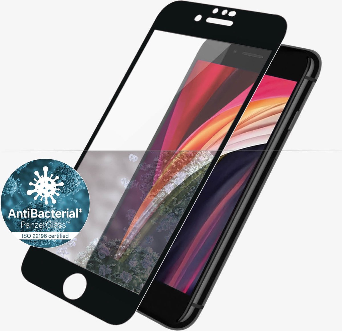 PanzerGlass Case Friendly Apple iPhone SE 2 / 8 / 7 / 6 / 6s Screenprotector Glas