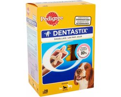 4x - Pedigree - Dentastix - Daily Oral Care -10-25kg - 4 Verpakkingen van 28 sticks