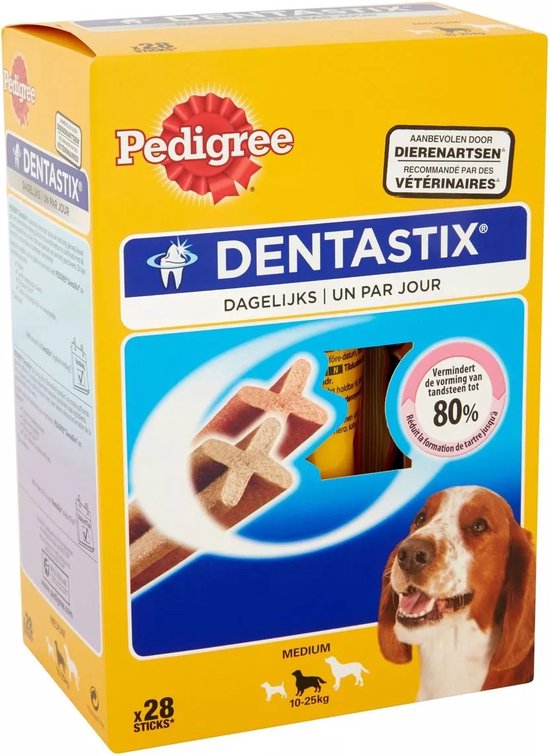 Pedigree kauwstaaf: De 7 beste van 2024 {Pedigree kauwstaaf korting!} 4 4x – Pedigree – Dentastix – Daily Oral Care -10-25kg – 4 Verpakkingen van 28 sticks