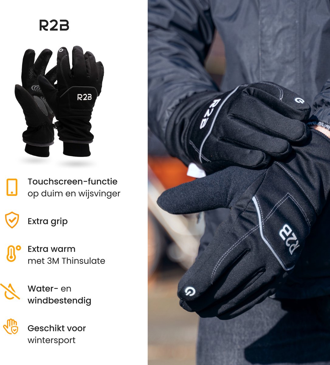 Gants Homme Timberland Tactile ColorBlock Fleece Glove - A2NMQ
