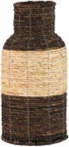 Lifestyle - basket - rotan 2 kleurige vaas - fles model