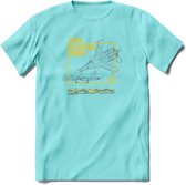 SU-35 Vliegtuig T-Shirt | Unisex leger Kleding | Dames - Heren Straaljager shirt | Army F16 | Grappig bouwpakket Cadeau | - Licht Blauw - XXL