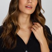 Collier Zirkonia 2,5 Mm 42 + 3 Cm 1 Micron