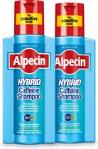 Alpecin Hybrid Shampoo 2x 250ml | Natuurlijke haargroei shampoo voor gevoelige en droge hoofdhuid