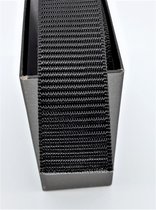 RR21-92.120zw : Nylon gewoven riem, zwart, 118cm (zonder buckle / gesp)