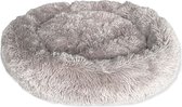 Donut Hondenmand en Kattenmand - Superzacht/Comfortabel - Wasbaar - Fluffy - Hondenkussen - 70cm - Creme Bruin