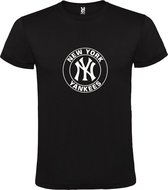 Zwart T-shirt ‘New York Yankees’ Wit Maat 4XL