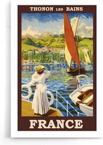 Thonon Les Bains - Walljar - Wanddecoratie - Poster