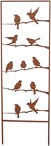 Home&Deco Tuindecoratie tjilpende vogels-38x115x2 cm-1 stuks