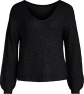 VILA VIPOCA REV L/S V-NECK KNIT TOP Dames Trui - Maat M