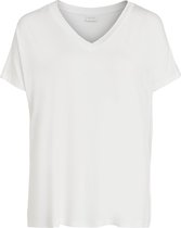 VILA VIBELIS V-NECK S/S TOP/SU - NOOS Dames T-shirt - Maat M