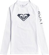 Roxy - UV Rashguard voor meisjes - Whole Hearted - Longsleeve - Bright White - maat 116cm