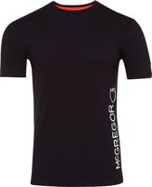 McGregor T-shirt Zwart Heren| 100% Katoen | Ronde Hals | Maat XL | McGregor New York | Logo op linker zijkant