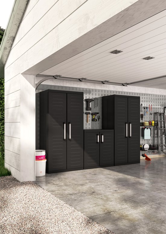 Meuble de rangement bas Keter Detroit XL noir