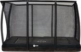 Etan Premium Inground Trampoline - Incl. Deluxe Veiligheidsnet - 281 x 201 cm / 0965ft - Zwart - Rechthoekig - UV-bestendig Randkussen