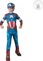 Rubies - Captain America Kostuum - Captain America Kostuum Jongen - - Maat 104 - Carnavalskleding - Verkleedkleding