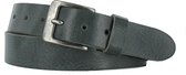 Leren Riem Heren/Dames | 3.5cm breed | Riemmaat: 105cm (totale lengte: 120cm) | 100% echt leer | Nikkelvrije gesp | Kleur: grijs