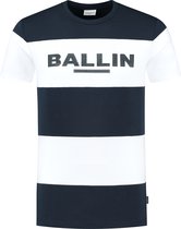 Ballin Amsterdam -  Heren Regular Fit    T-shirt  - Blauw - Maat S