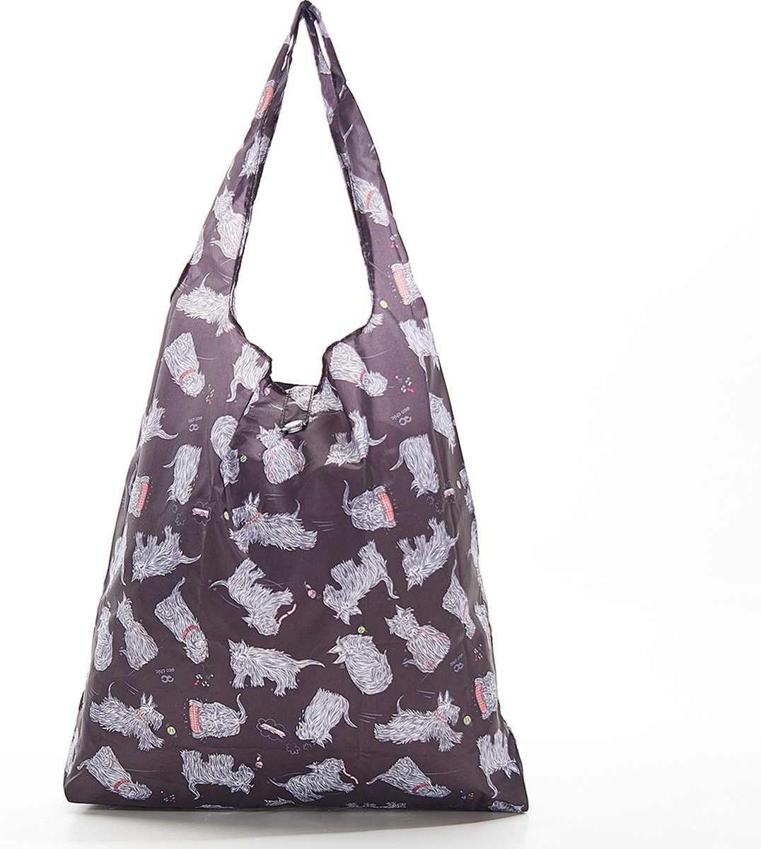 Eco Chic - Foldaway Shopper - A08BK - Black - Scatty Scotty