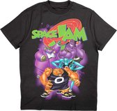 Space Jam Heren Tshirt -L- Monstars Homage Zwart