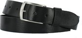 Leren Riem Dames/Heren | 3.5cm breed | Riemmaat: 85cm (totale lengte: 100cm) | 100% echt leer | Nikkelvrije gesp | Kleur: zwart