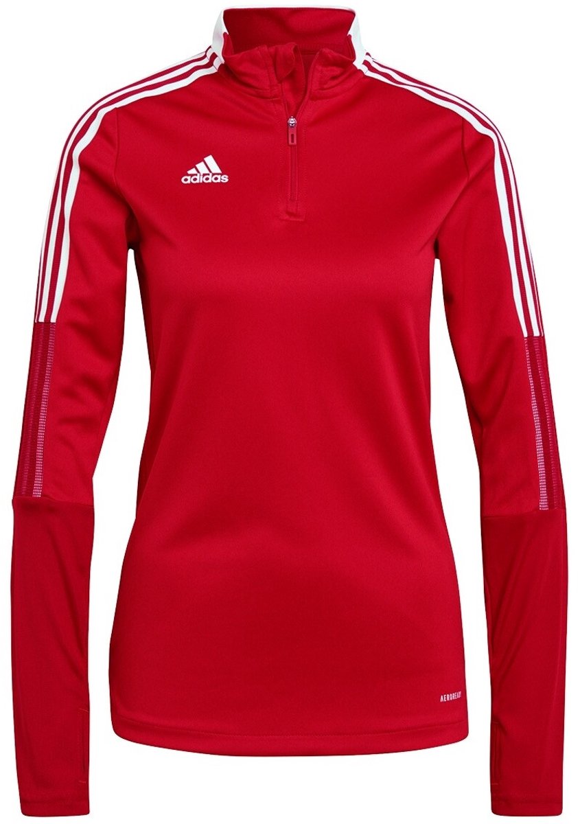 Adidas Tiro 21 Ziptop Dames - Rood | Maat: XS
