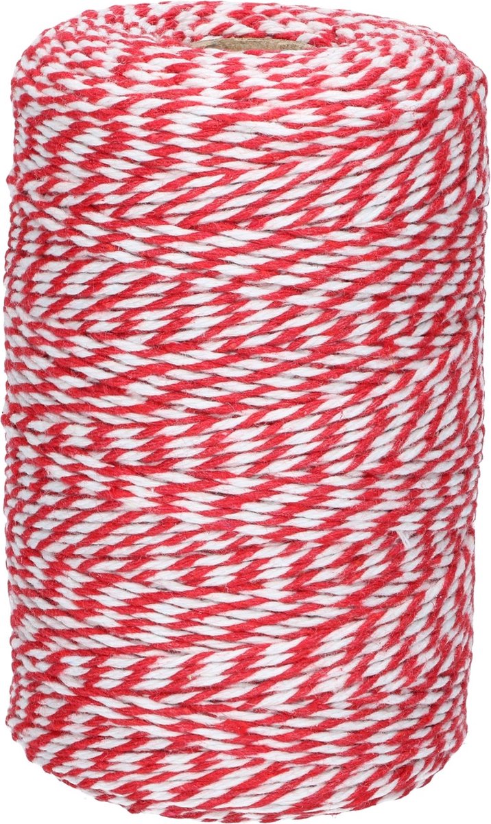 Worst Touw Rood/Wit Kopen - Van Beekum Specerijen - Snelle levering