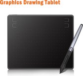 Grafische tekentablet - 6x4 inch - Ultradun - Digitale tablet - Stylus OSU-pen zonder batterij - voor Android Windows MacOS