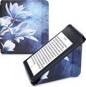 kwmobile hoes geschikt voor Kobo Libra 2 - Beschermhoes voor e-reader in wit / grijs / blauw
