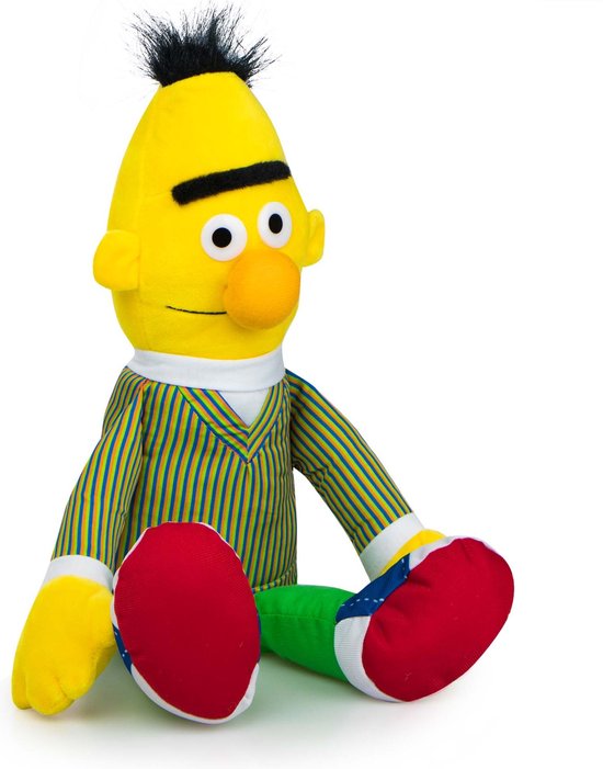 Geestig Varken mooi Bert - Sesamstraat Bert & Ernie Pluche Knuffel 38 cm | Sesame Street Plush  Toys |... | bol.com
