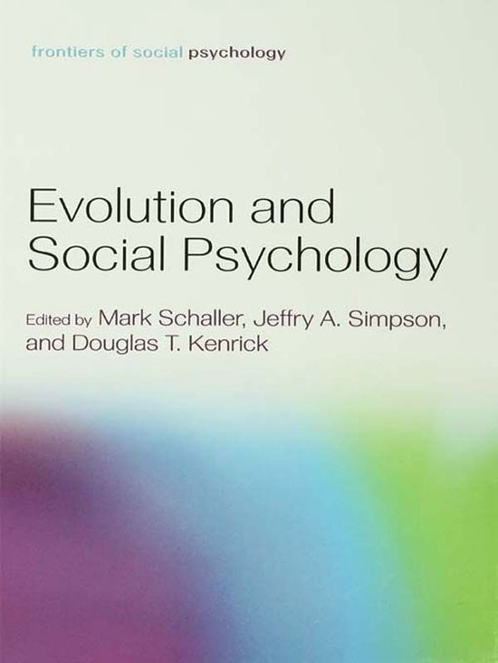 Evolution and Social Psychology - cover